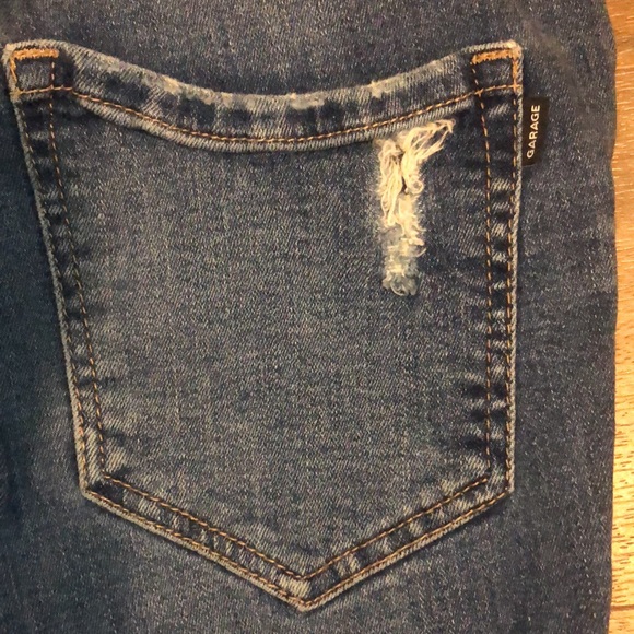 Garage High Waisted Ripped Skinny Jeans - Picture 6 of 7